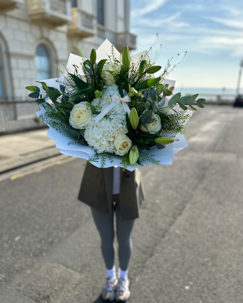 Lily, Hydrangea & Rose Mix Bouquet