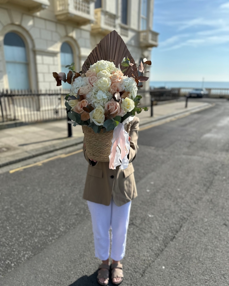 Luxe Fresh Flower Basket