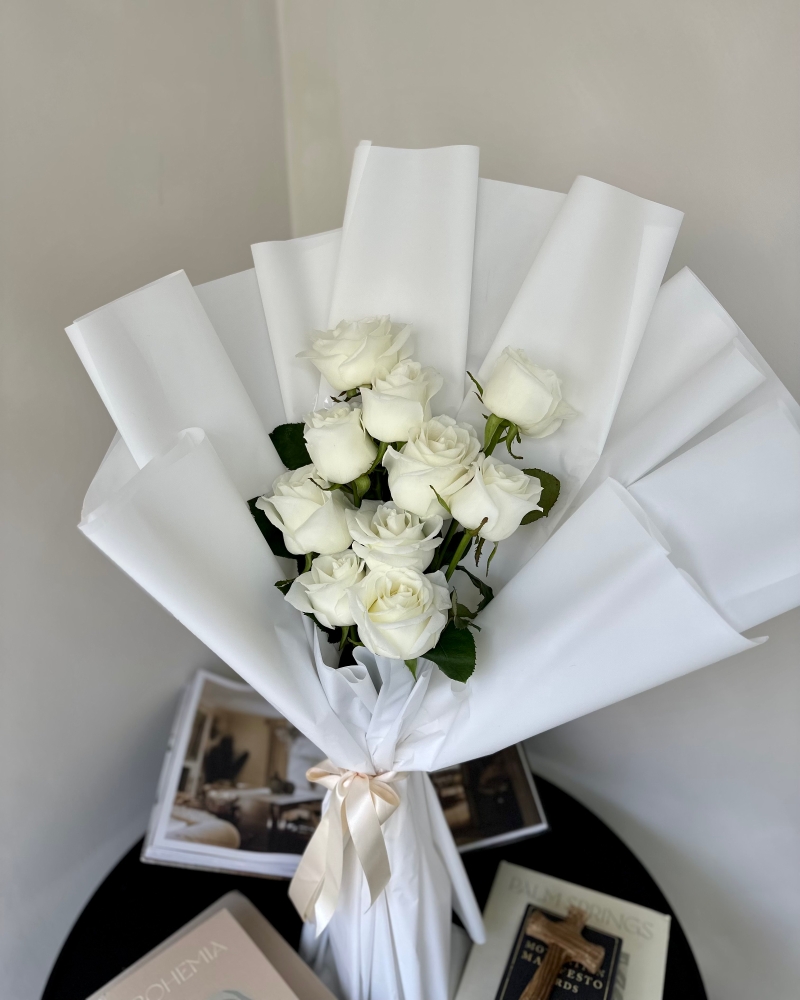 White Rose Bouquet