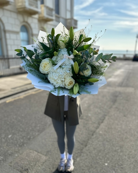 Lily, Hydrangea & Rose Mix Bouquet