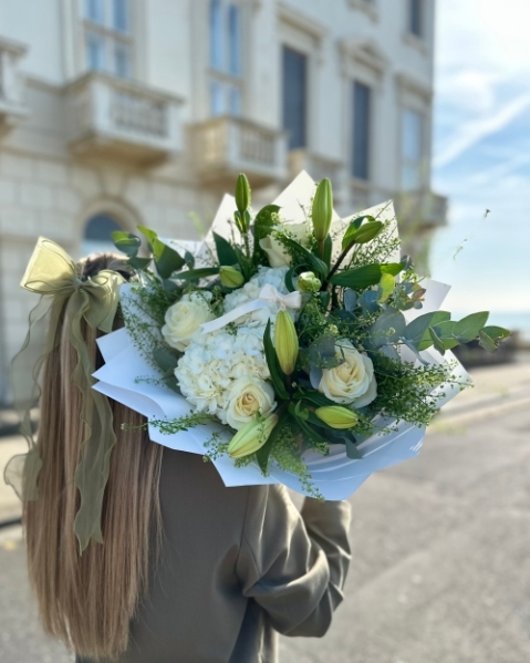 Lily, Hydrangea & Rose Mix Bouquet