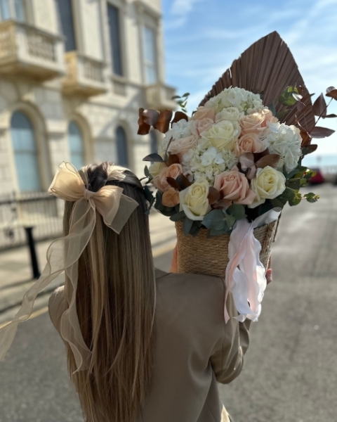 Luxe Fresh Flower Basket
